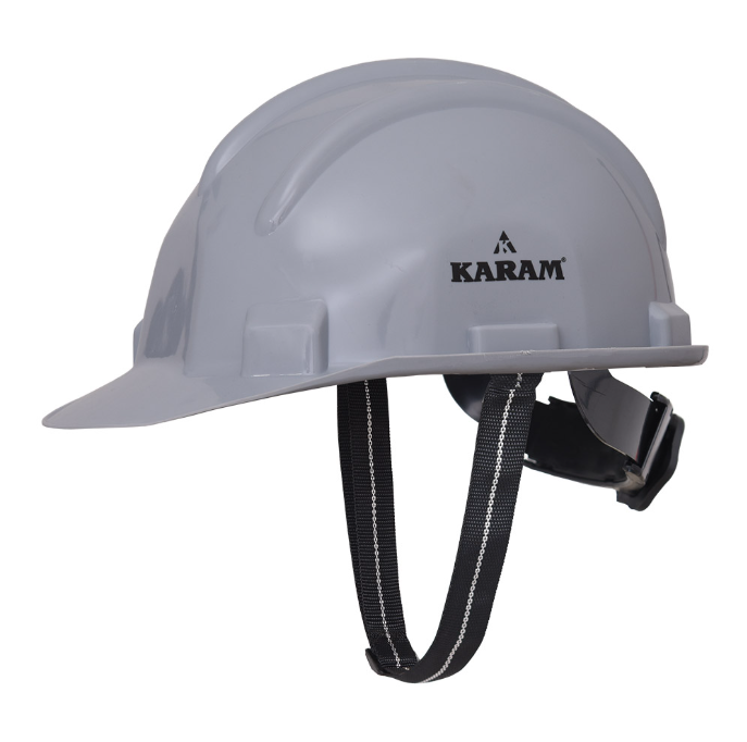 Safety Helmet Ratchet Type  Karam PN521 Grey