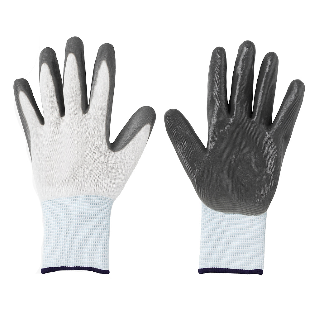 Nitrile Coated Hand Gloves 32 gm
