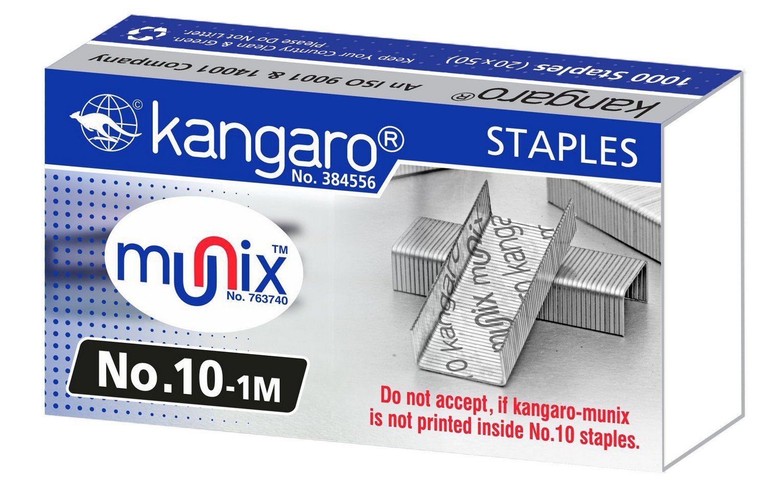 Kangaro Staple Pin No 10-1M | Pack of 20